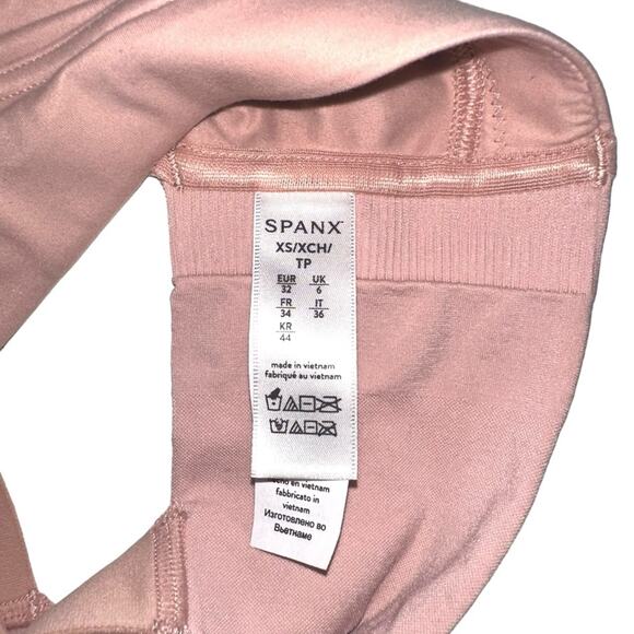 NWT Spanx Bra-llelujah Unlined Pink Bralette in Vintage Rose XS - Picture 4 of 6